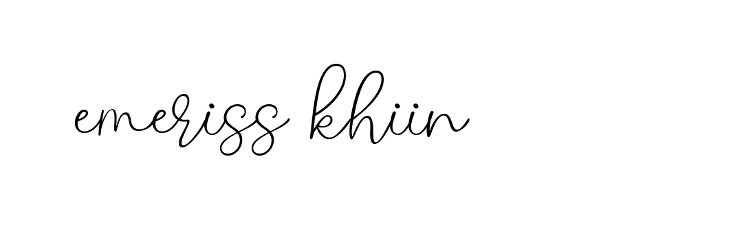 Signature of emeriss-khiin