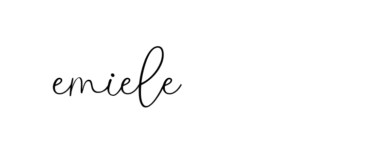 Signature of emiele