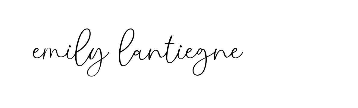 Signature of emily-lantiegne