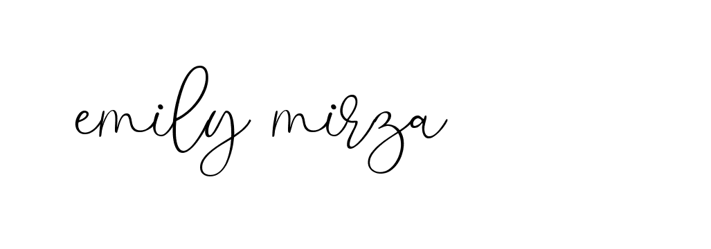 Signature of emily-mirza