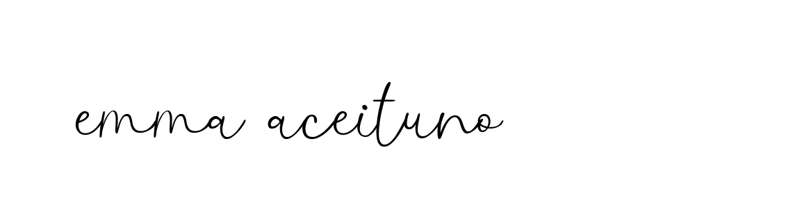 Signature of emma-aceituno-