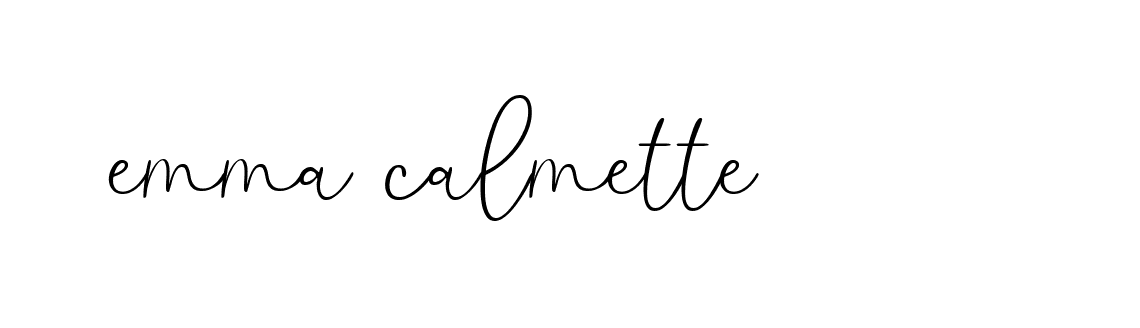 Signature of emma-calmette