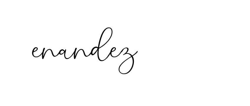 Signature of enandez