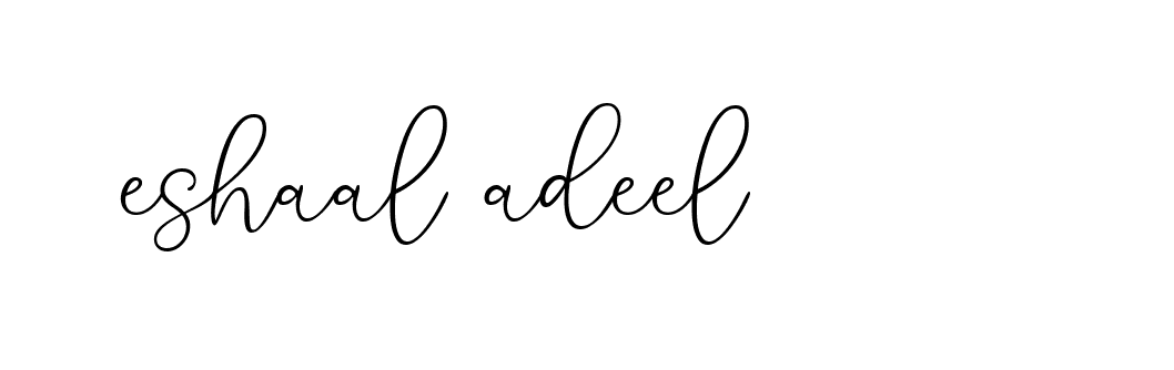 Signature of eshaal-adeel