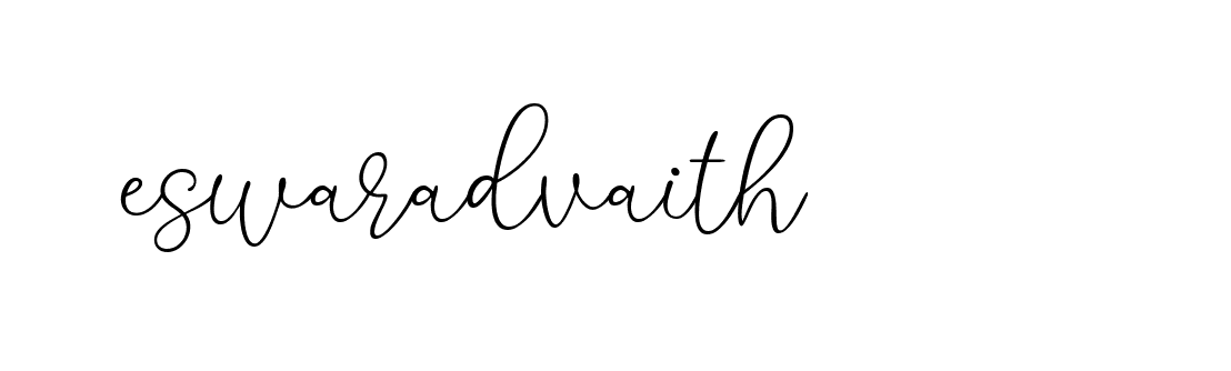 Signature of eswaradvaith