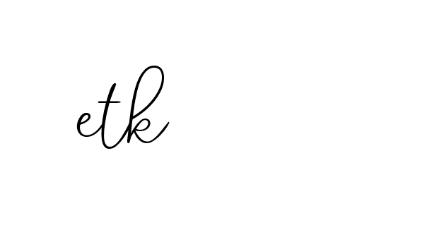 Signature of etk