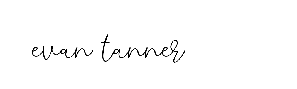 Signature of evan-tanner