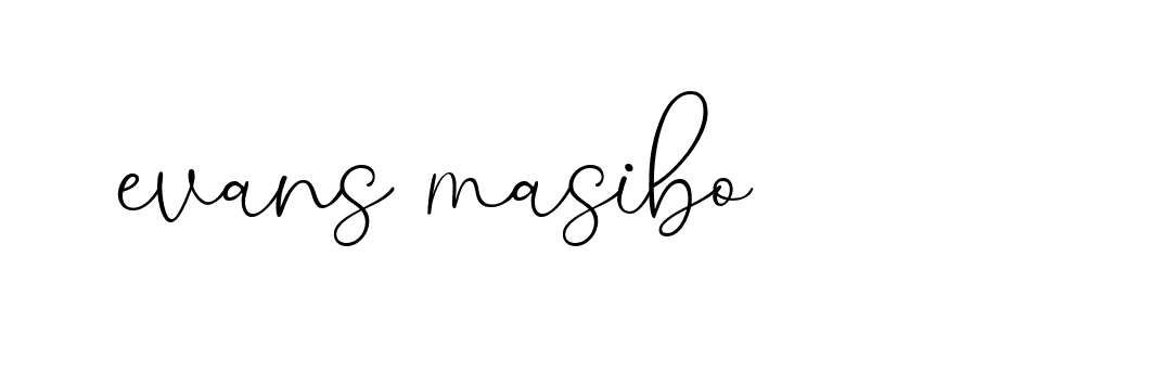 Signature of evans-masibo