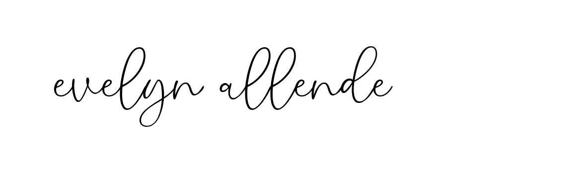 Signature of evelyn-allende