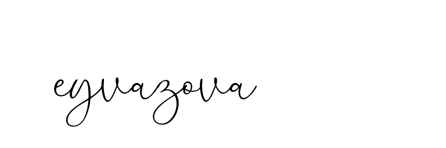 Signature of eyvazova