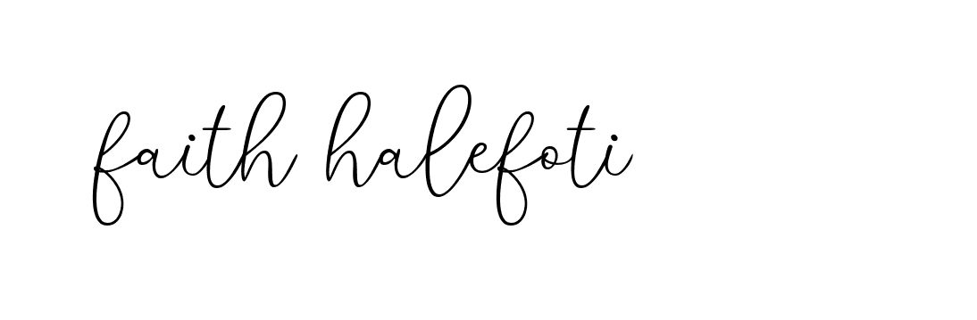 Signature of faith-halefoti