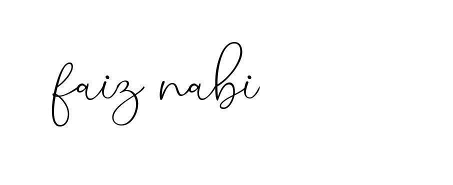 Signature of faiz-nabi