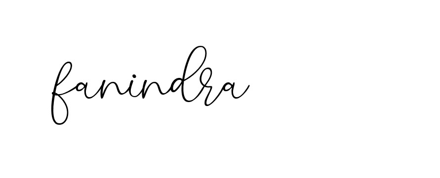 Signature of fanindra