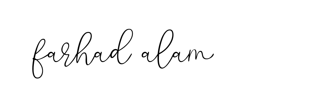 Signature of farhad-alam