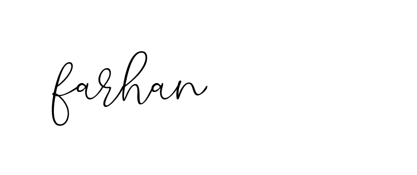 Signature of farhan-