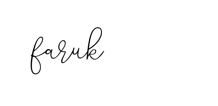 Signature of faruk