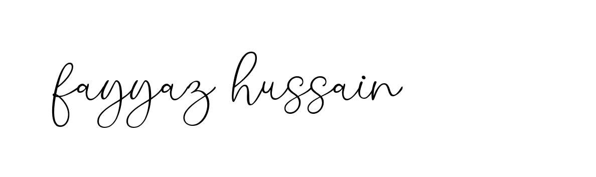 Signature of fayyaz-hussain