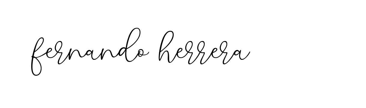 Signature of fernando-herrera