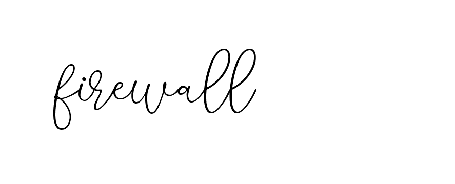 Signature of firewall