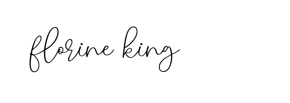 Signature of florine-king