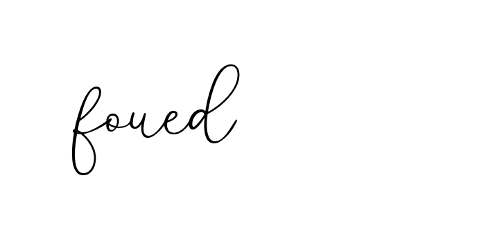 Signature of foued