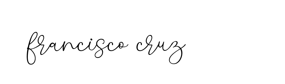 Signature of francisco-cruz