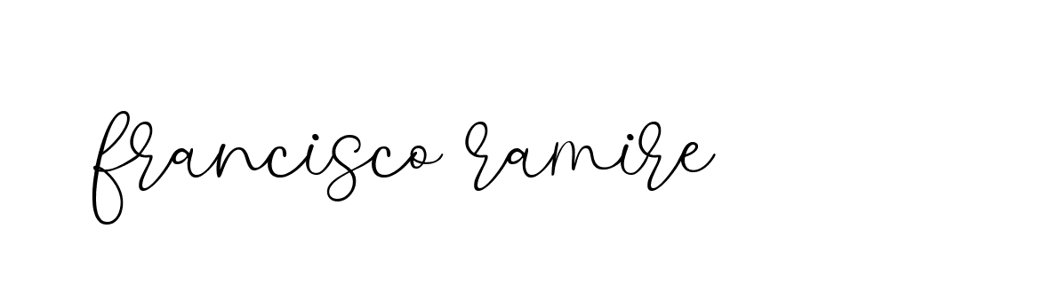 Signature of francisco-ramire