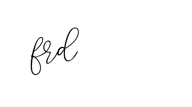 Signature of frd