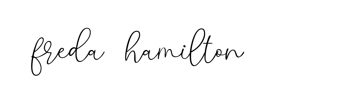 Signature of freda--hamilton