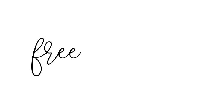 Signature of free