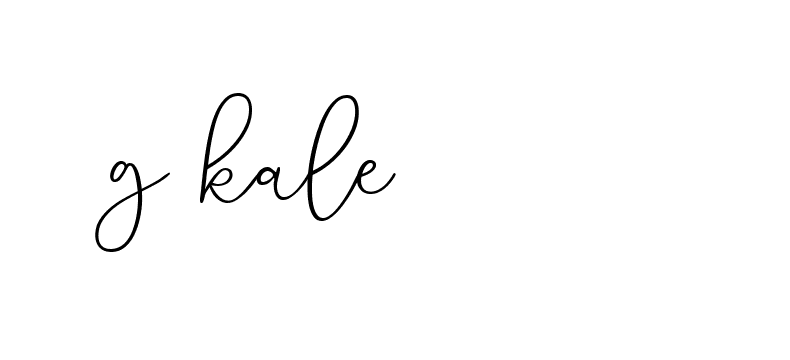 Signature of g-kale