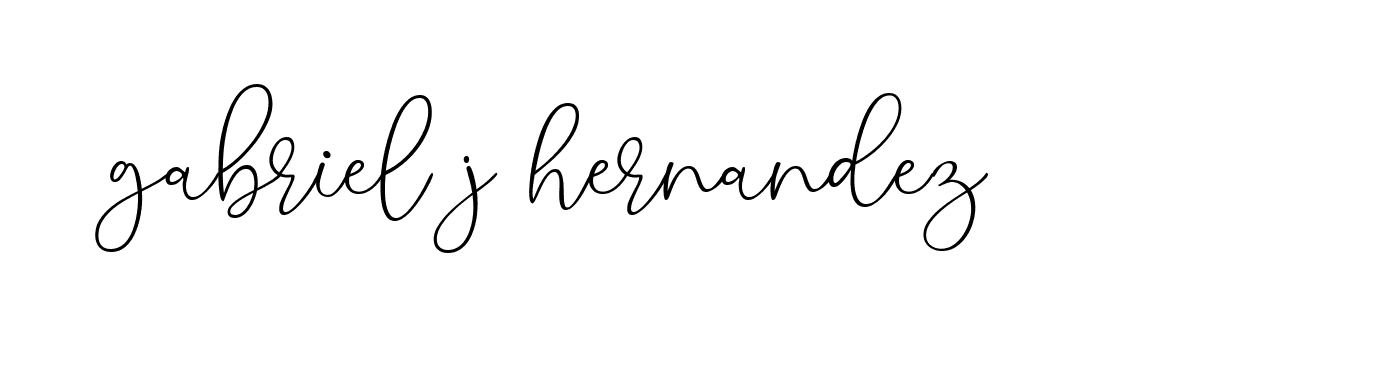 Signature of gabriel-j-hernandez