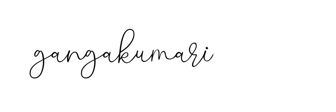 Signature of gangakumari