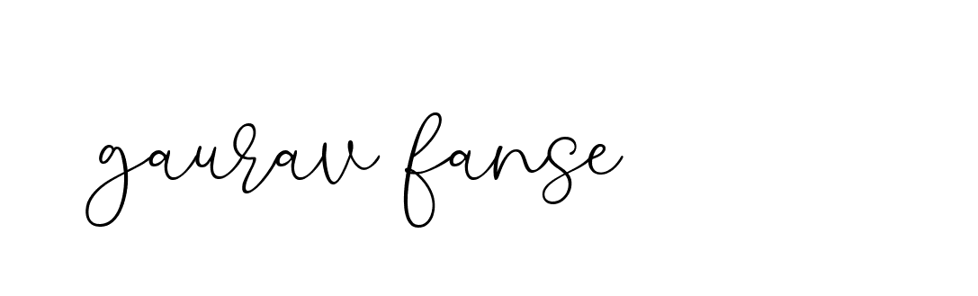 Signature of gaurav-fanse