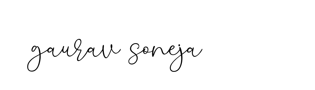 Signature of gaurav-soneja