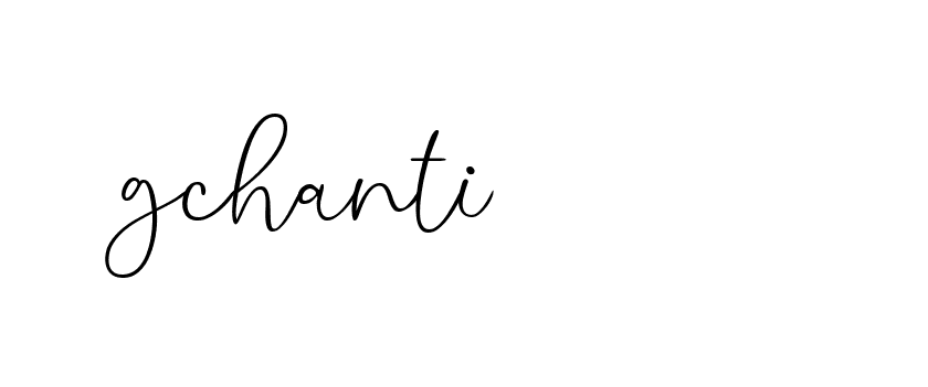 Signature of gchanti