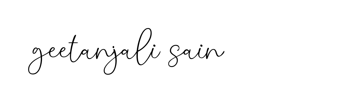 Signature of geetanjali-sain