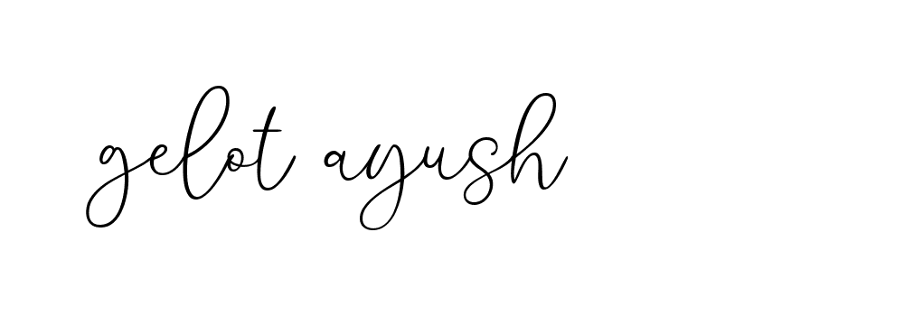 Signature of gelot-ayush