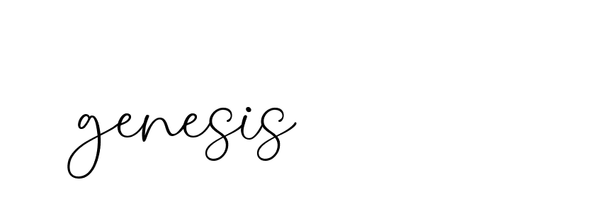 Signature of genesis-