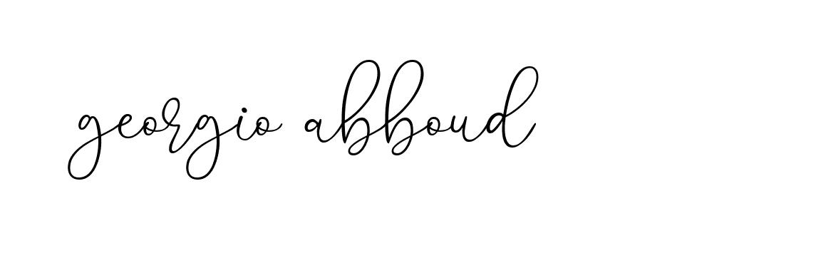 Signature of georgio-abboud