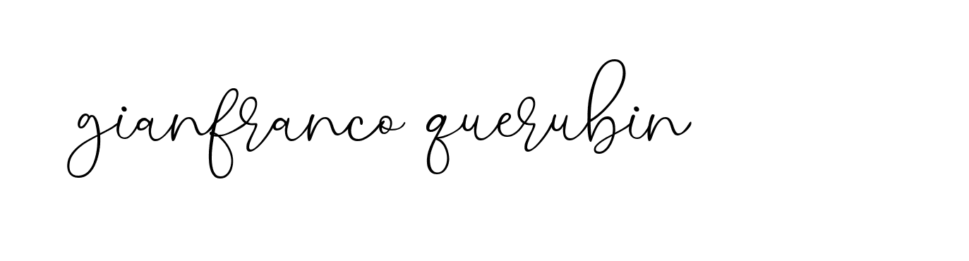 Signature of gianfranco-querubin