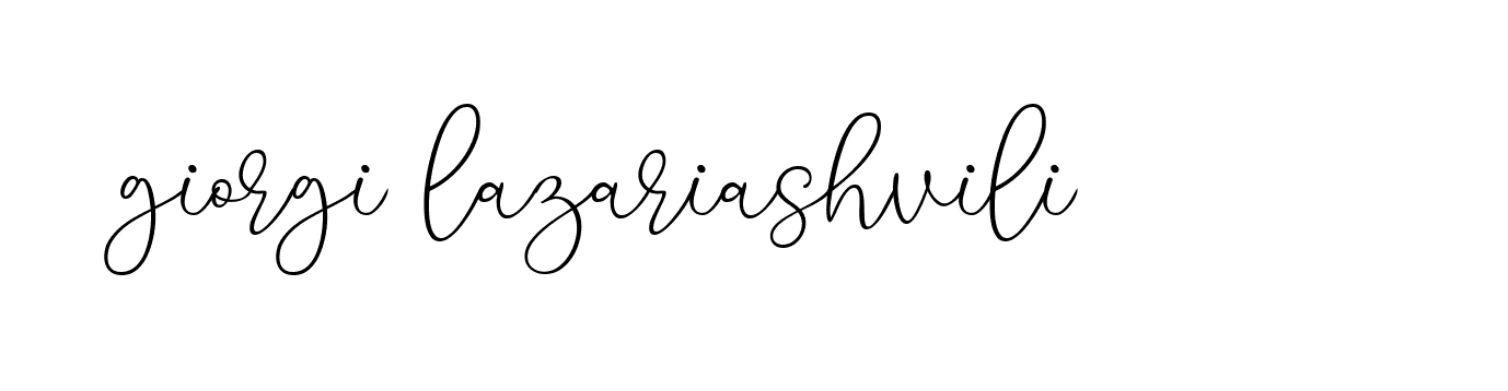 Signature of giorgi-lazariashvili