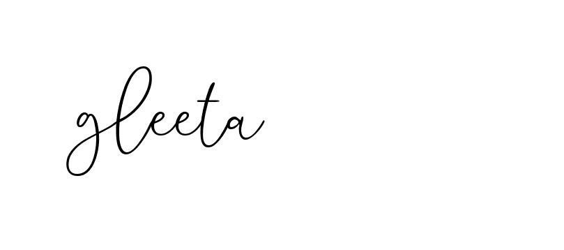 Signature of gleeta-