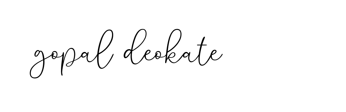 Signature of gopal-deokate