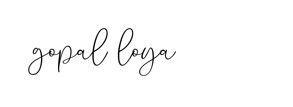 Signature of gopal-loya