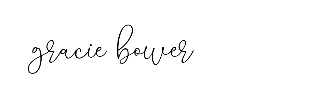 Signature of gracie-bower