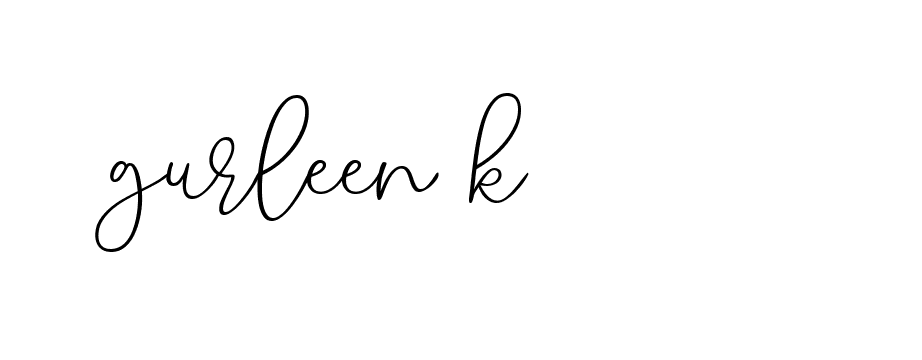 Signature of gurleen-k