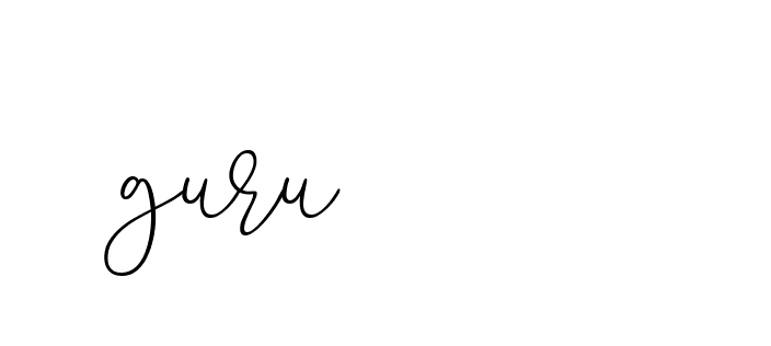 Signature of guru