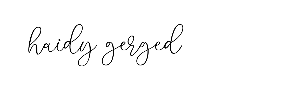 Signature of haidy-gerged