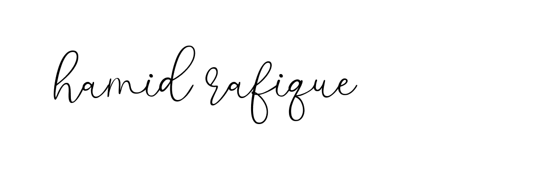 Signature of hamid-rafique